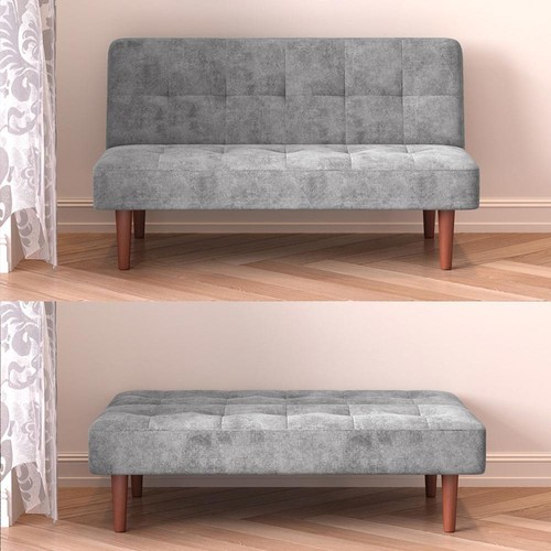 Fabric seater sofa bed - sofa,