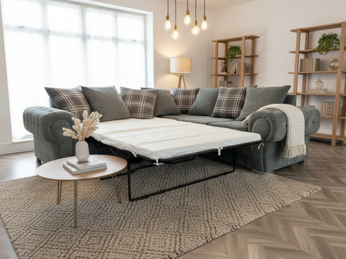 Grey fabric corner - fabric,