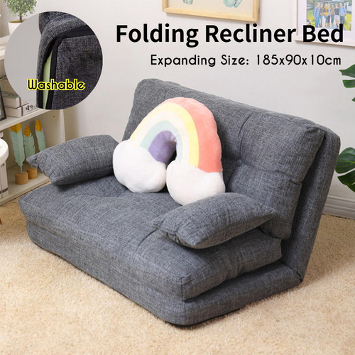 185cm double fabric sofa - 185cm, bed