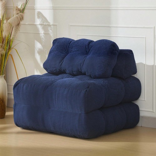 Navy blue convertible - navy, bed