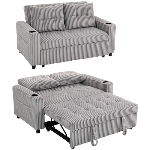 Homcom seater sofa bed - seater,