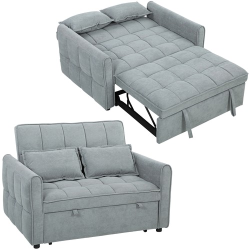 Homcom seater sofa - 2, bed