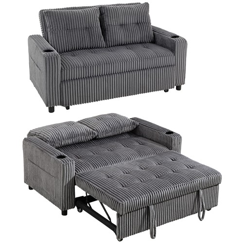 Homcom seater sofa bed - 2,