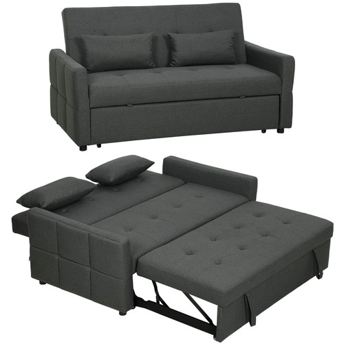 Homcom seater sofa - homcom, bed